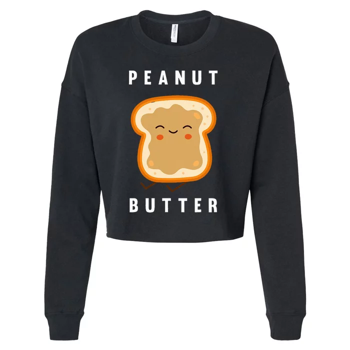 Peanut Butter And Jelly Best Friend Matching Cropped Pullover Crew