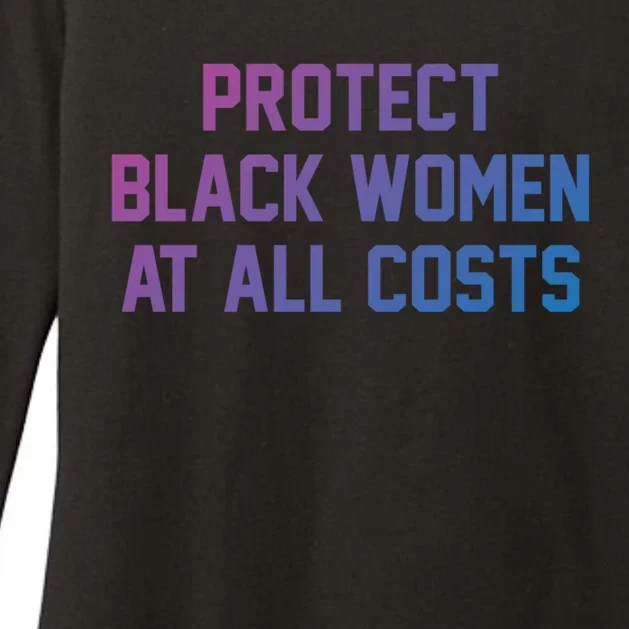 Protect Black At All Costs Gift Best Resist Womens CVC Long Sleeve Shirt