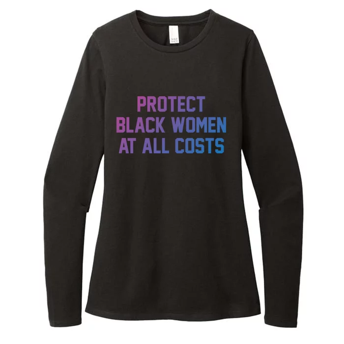 Protect Black At All Costs Gift Best Resist Womens CVC Long Sleeve Shirt