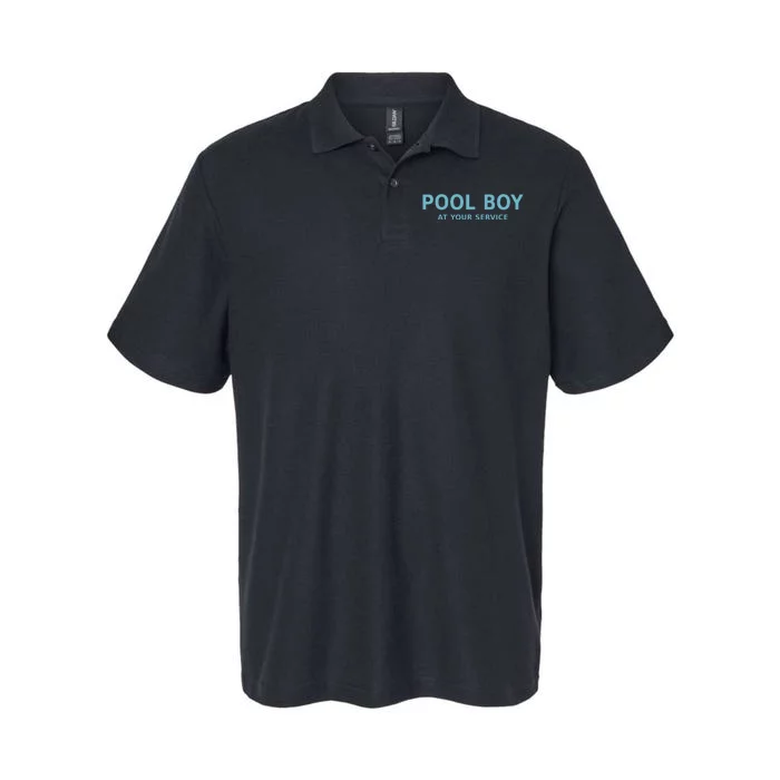 Pool Boy At Your Service Softstyle Adult Sport Polo