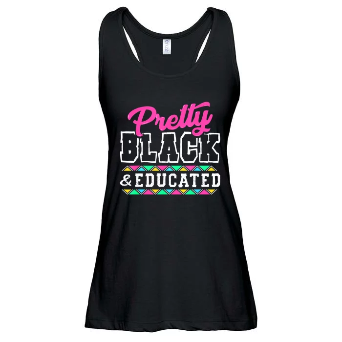 Pretty Black And Educated Black African Women Juneteenth Ladies Essential Flowy Tank