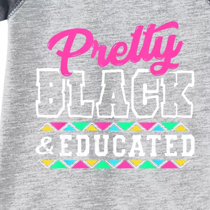 Pretty Black And Educated Black African Women Juneteenth Infant Baby Jersey Bodysuit