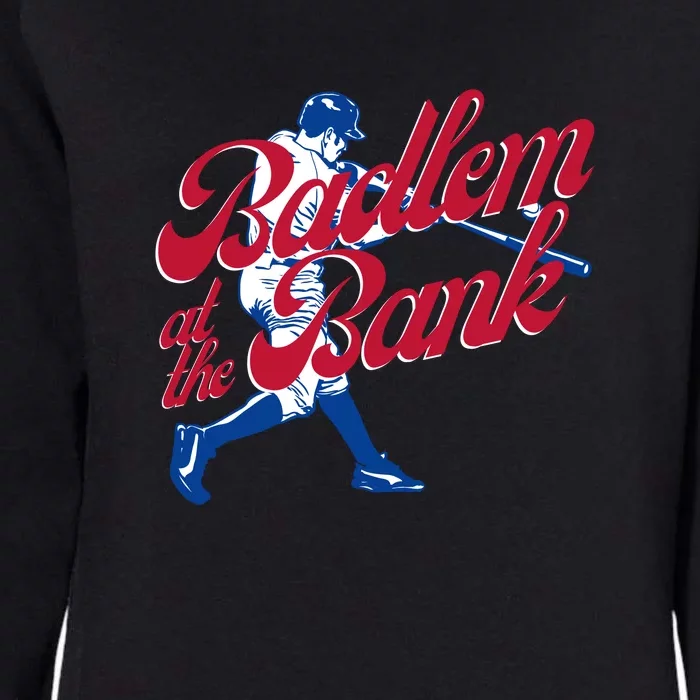 Philly Bedlam At The Bank Philadelphia Phillies Baseball Womens California Wash Sweatshirt