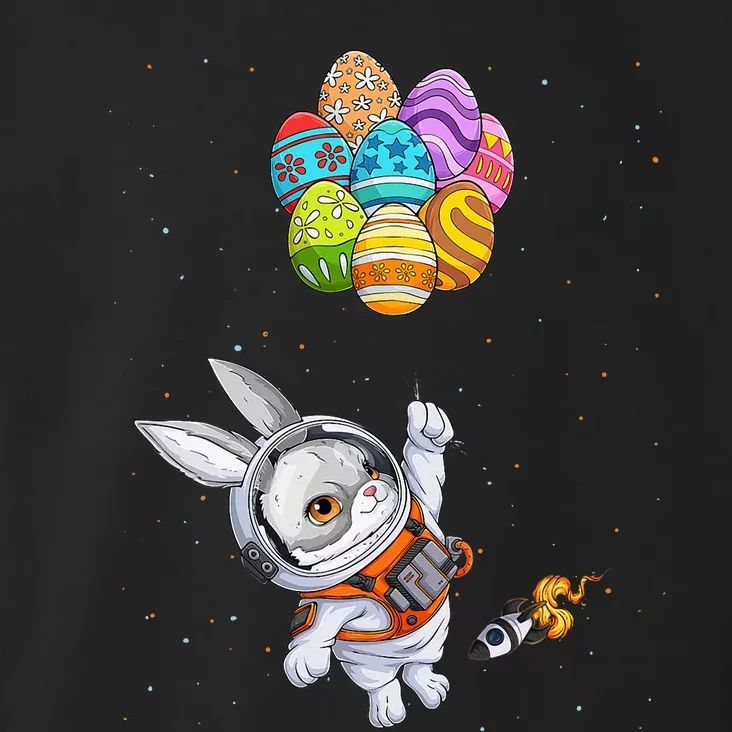 Papillon Bunny Astronaut In Space Planets Easter Eggs Toddler Hoodie