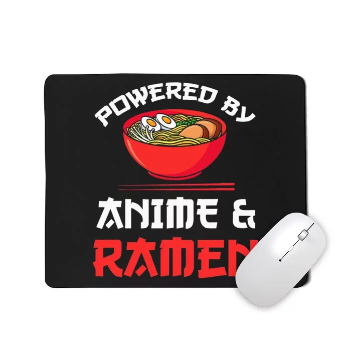 Powered by Anime & Ra Merchandise Mousepad