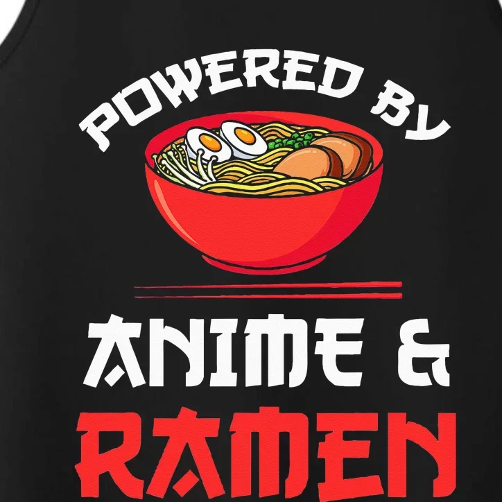 Powered by Anime & Ra Merchandise Performance Tank