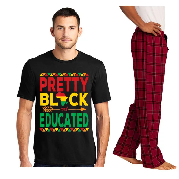 Pretty Black And Educated Black Strong African American Pajama Set