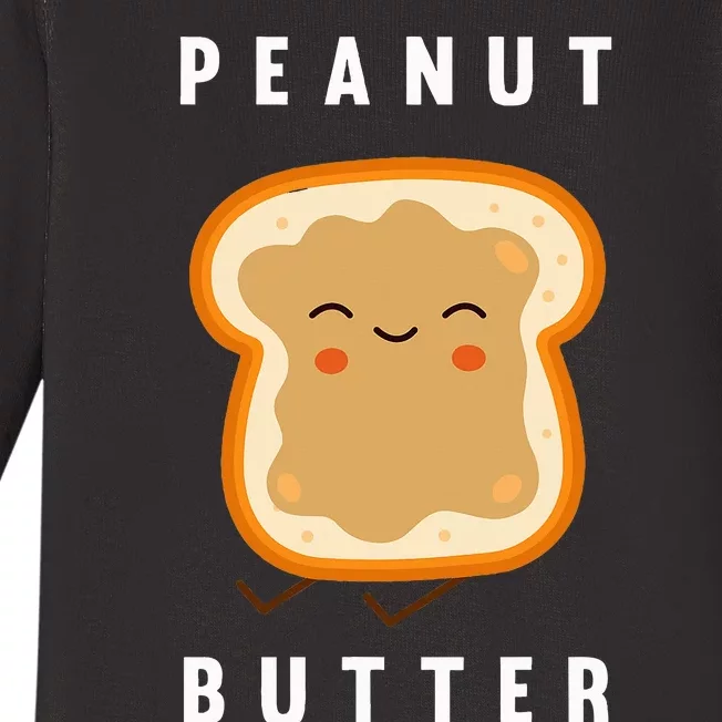 Peanut Butter And Jelly Best Friend Matching Baby Long Sleeve Bodysuit