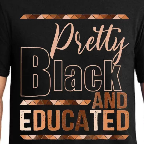 Pretty Black And Educated Bhm African Pride Pajama Set