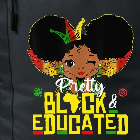 Pretty Black And Educated I Am The Strong African Queen Daily Commute Backpack