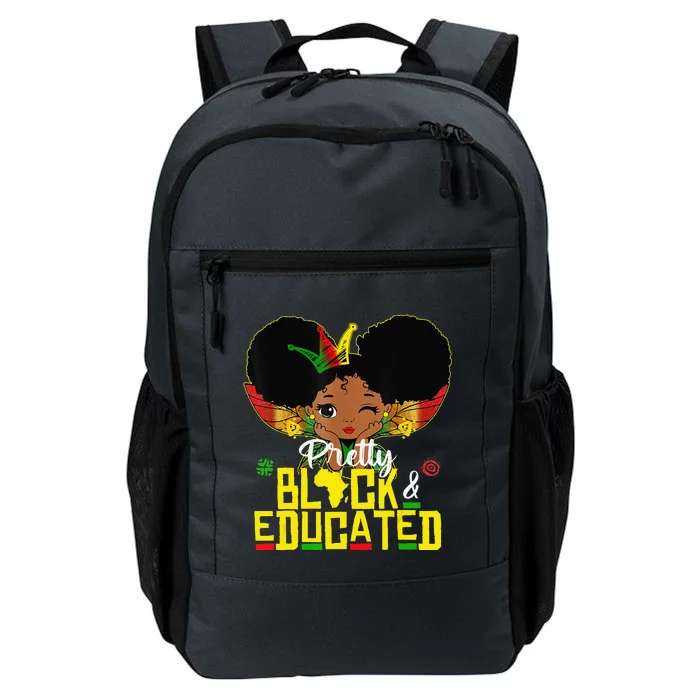 Pretty Black And Educated I Am The Strong African Queen Daily Commute Backpack