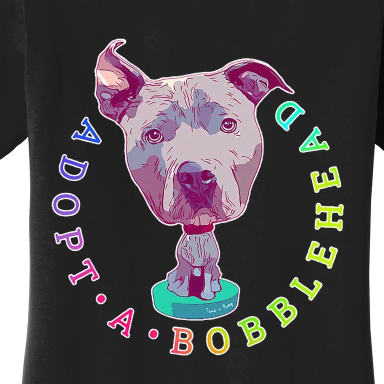 Pit Bull Adopt Rescue Oversized Women's T-Shirt