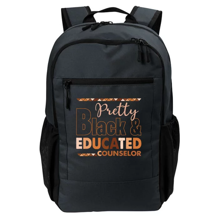 Pretty Black And Educated Counselor Black History Month Daily Commute Backpack