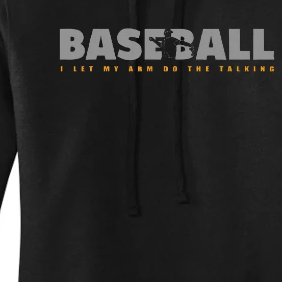 Pitcher Baseball Apparel Baseball Women's Pullover Hoodie