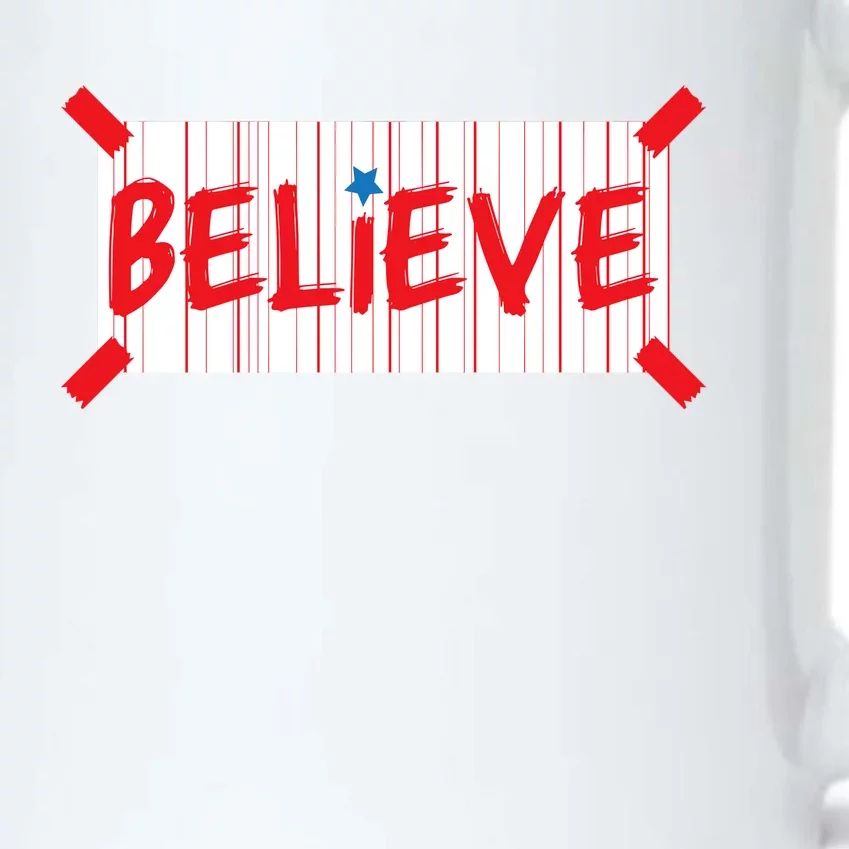 Philadelphia Baseball Believe Black Color Changing Mug