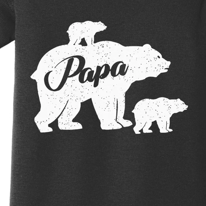 Papa Bear Baby Newborn Twin Dad Bear Papabear Baby Bodysuit