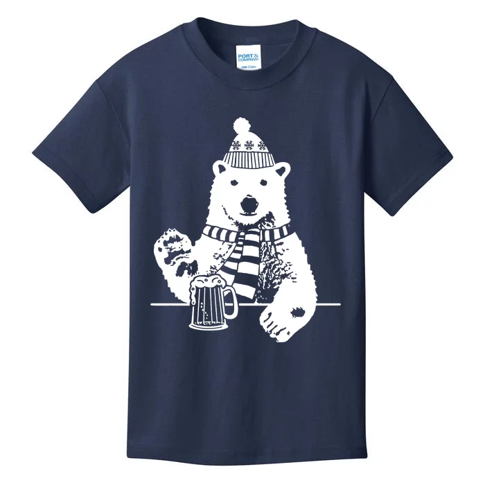 Polar Bear Beer Kids T-Shirt