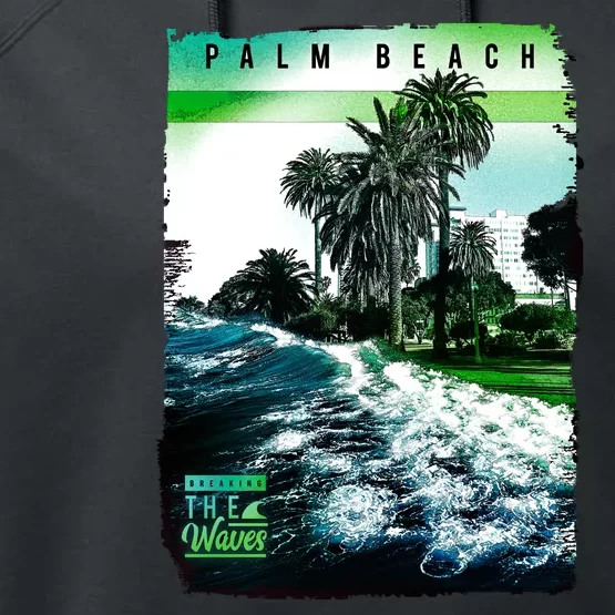 Palm Beach Break The Waves Performance Fleece Hoodie