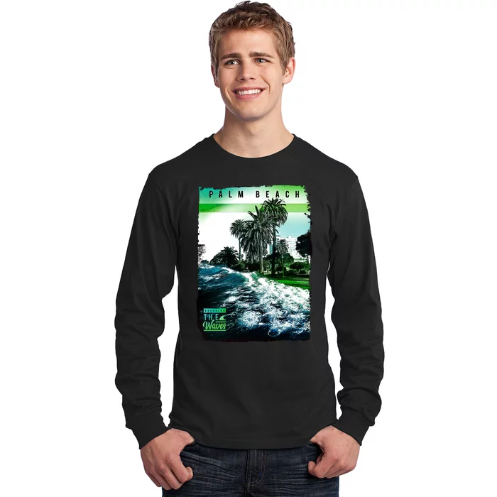 Palm Beach Break The Waves Long Sleeve Shirt