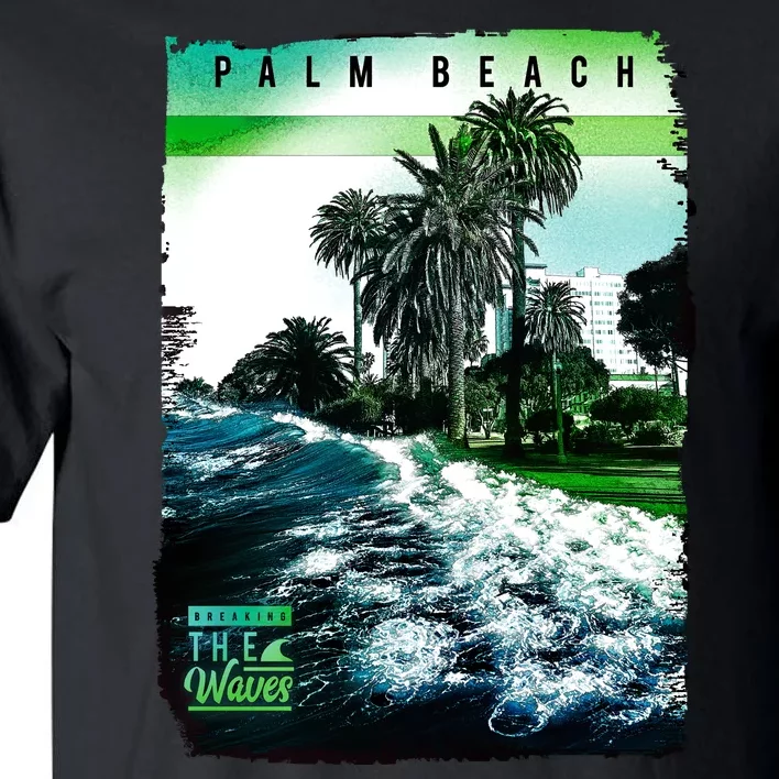 Palm Beach Break The Waves Tall T-Shirt