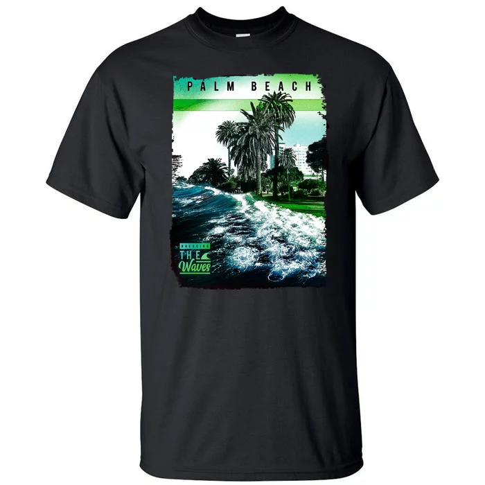 Palm Beach Break The Waves Tall T-Shirt