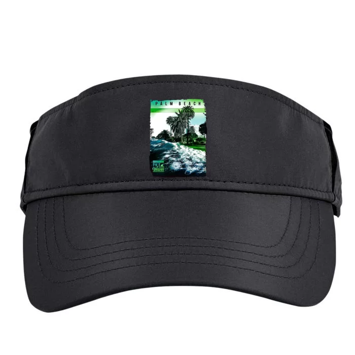 Palm Beach Break The Waves Adult Drive Performance Visor