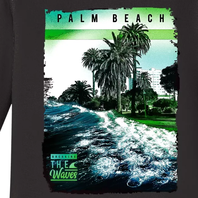 Palm Beach Break The Waves Baby Long Sleeve Bodysuit