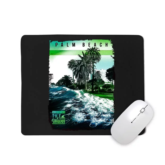 Palm Beach Break The Waves Mousepad