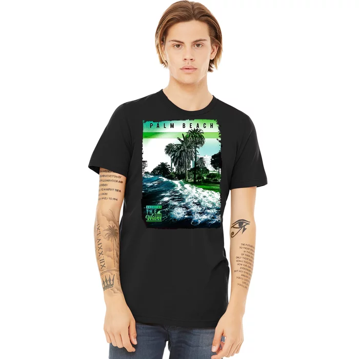 Palm Beach Break The Waves Premium T-Shirt