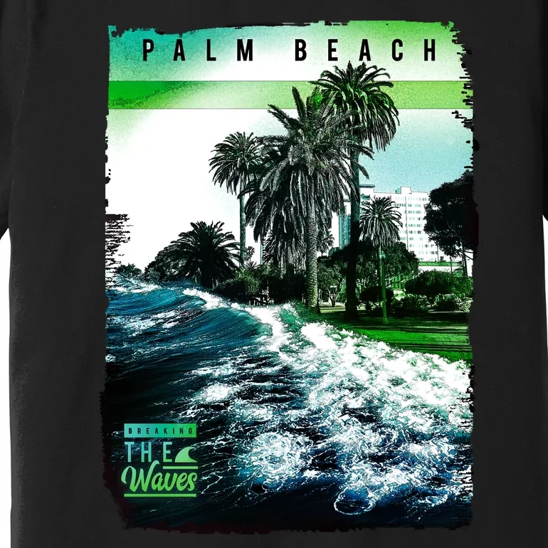 Palm Beach Break The Waves Premium T-Shirt