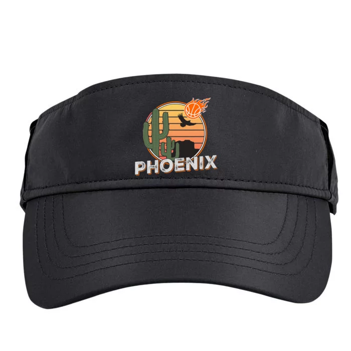 Phoenix Basketball B Ball City Arizona Fan Pride Adult Drive Performance Visor