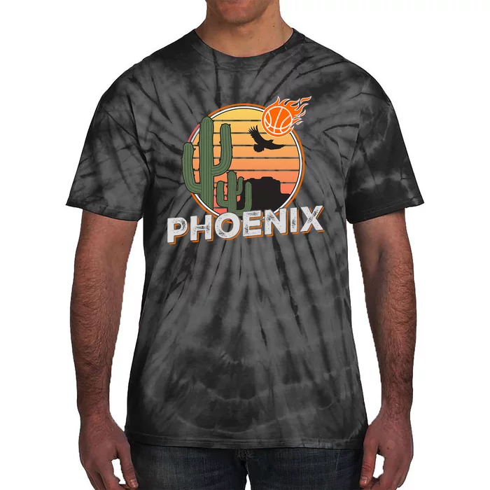 Phoenix Basketball B Ball City Arizona Fan Pride Tie-Dye T-Shirt