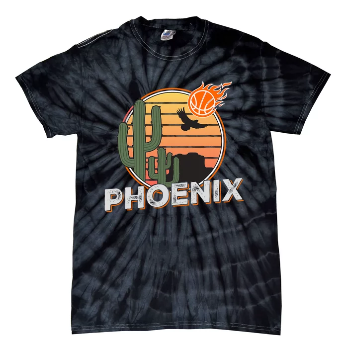 Phoenix Basketball B Ball City Arizona Fan Pride Tie-Dye T-Shirt