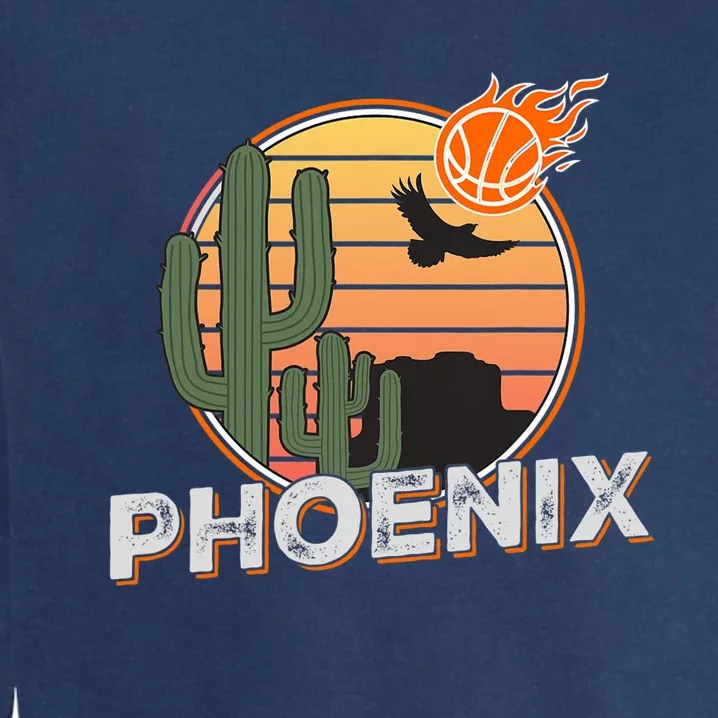 Phoenix Basketball B Ball City Arizona Fan Pride Garment-Dyed Sweatshirt