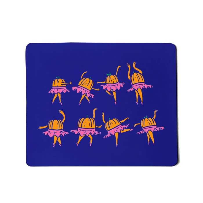 Pumpkin Ballerinas Ballet Dance Cute Halloween Costume Mousepad