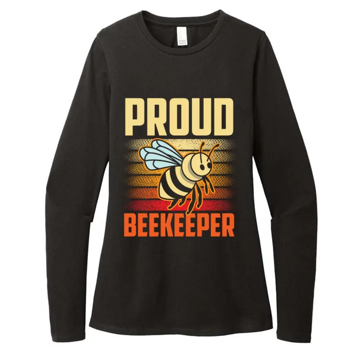 Proud Beekeeper Bee Honeybee Beekeeping Hobby Gift Womens CVC Long Sleeve Shirt