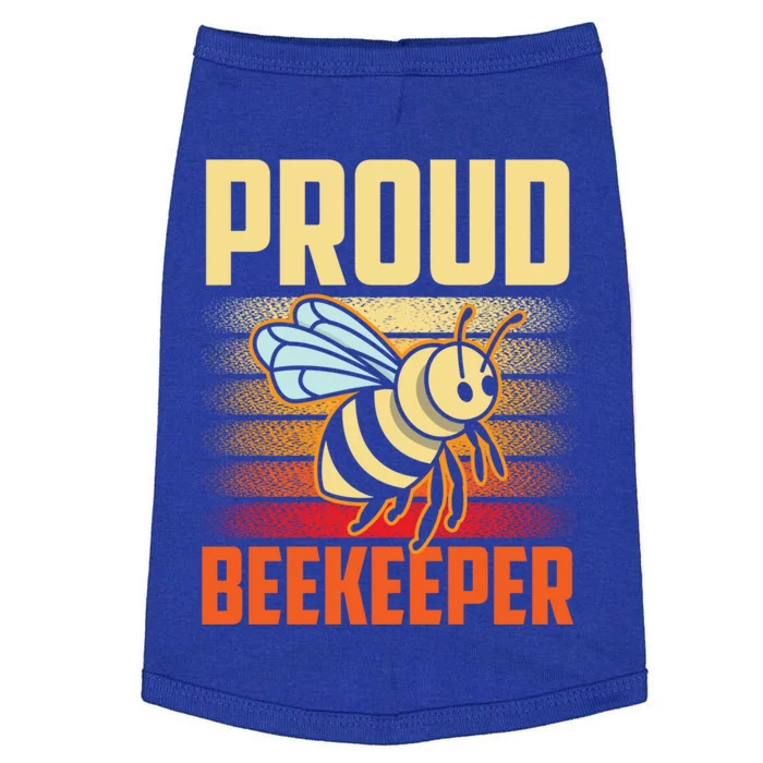 Proud Beekeeper Bee Honeybee Beekeeping Hobby Gift Doggie Tank