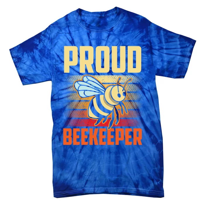 Proud Beekeeper Bee Honeybee Beekeeping Hobby Gift Tie-Dye T-Shirt