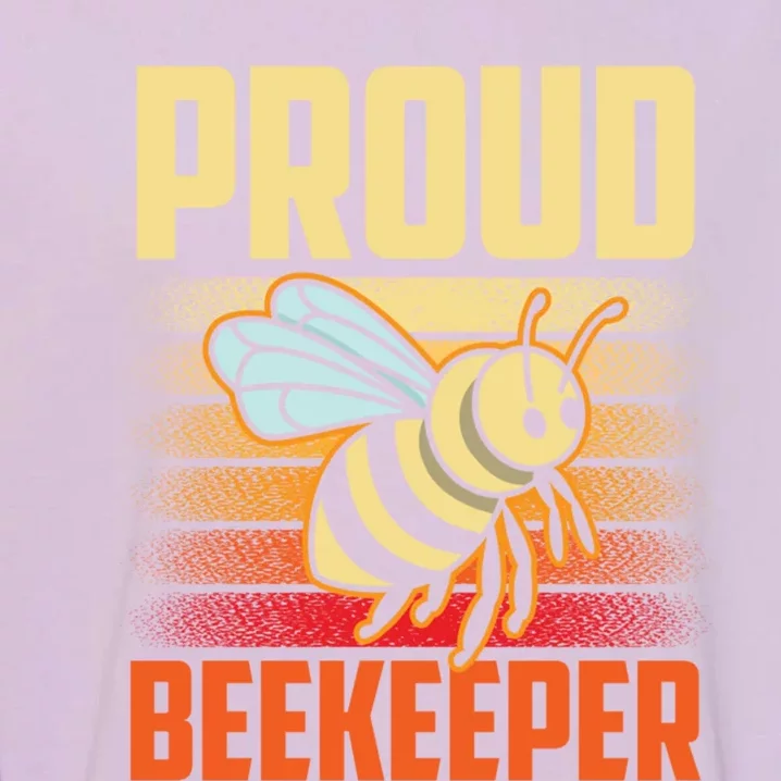 Proud Beekeeper Bee Honeybee Beekeeping Hobby Gift Garment-Dyed Sweatshirt