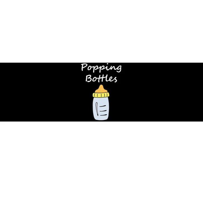 Popping Bottles Baby Bottle Bumper Sticker