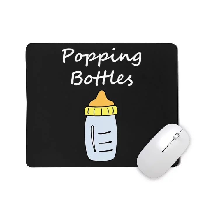 Popping Bottles Baby Bottle Mousepad