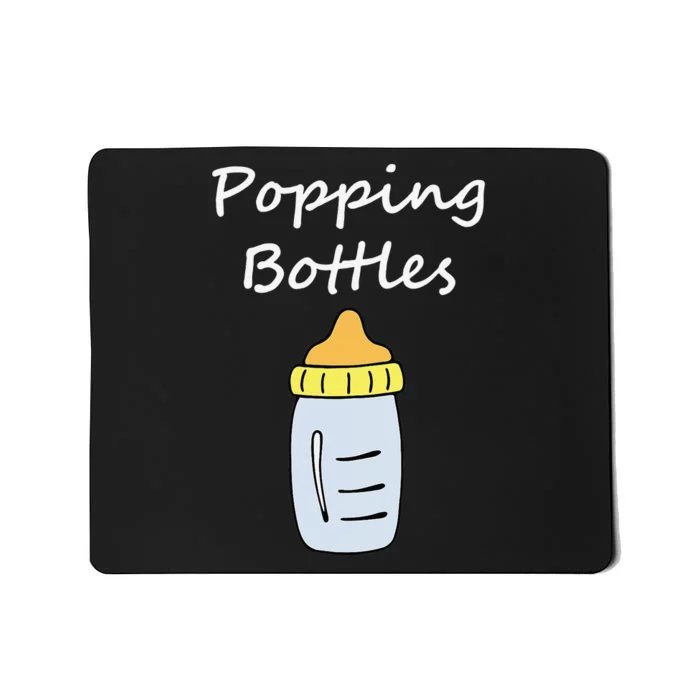 Popping Bottles Baby Bottle Mousepad