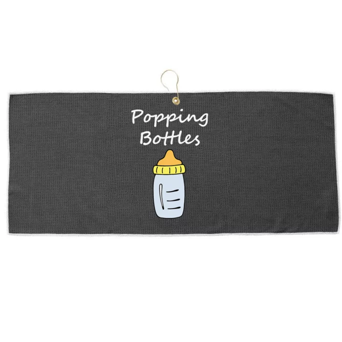 Popping Bottles Baby Bottle Large Microfiber Waffle Golf Towel