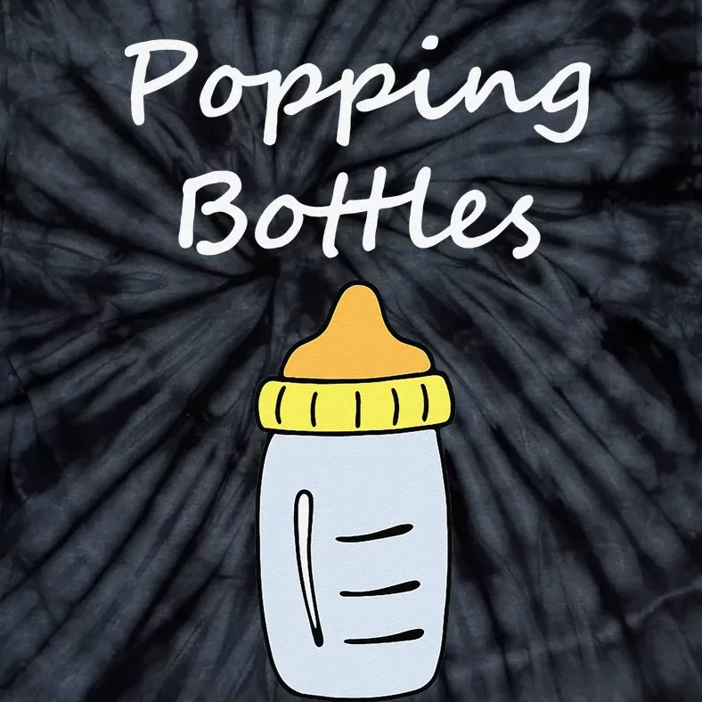 Popping Bottles Baby Bottle Tie-Dye T-Shirt