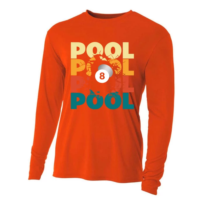 Pool Billiards Billiards Gift Cooling Performance Long Sleeve Crew