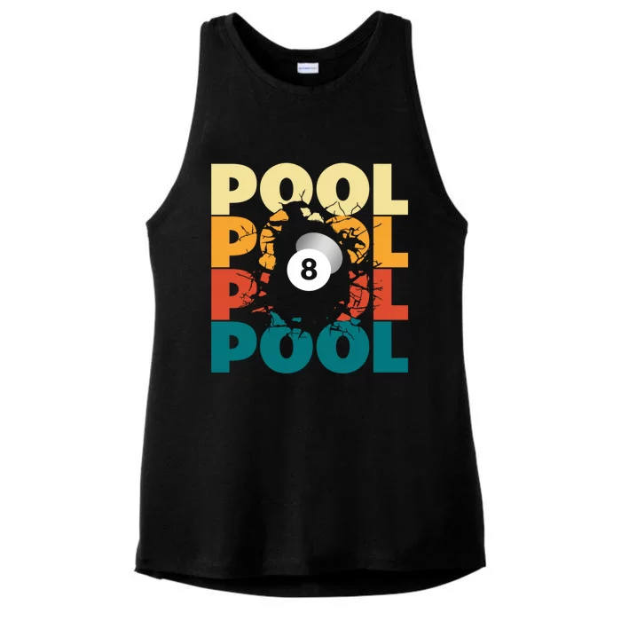 Pool Billiards Billiards Gift Ladies Tri-Blend Wicking Tank