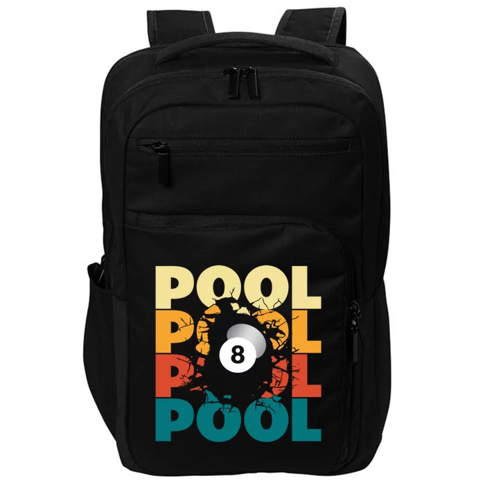 Pool Billiards Billiards Gift Impact Tech Backpack