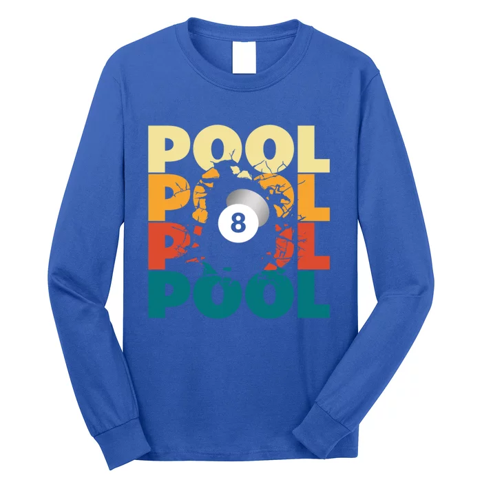 Pool Billiards Billiards Gift Long Sleeve Shirt