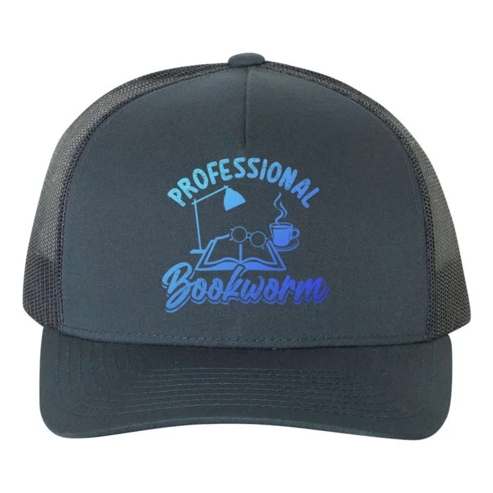 Professional Bookworm Bookish Reading Funny Book Lover Gift Yupoong Adult 5-Panel Trucker Hat