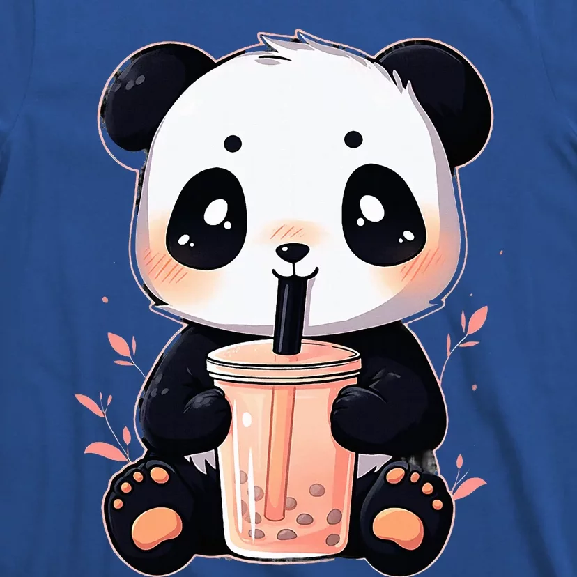 Panda Bear Boba Tea Bubble Tea Anime Kawaii T-Shirt